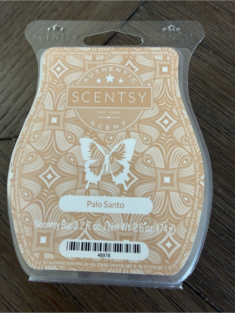Scentsy Palo Santo Wax Bar – Retired